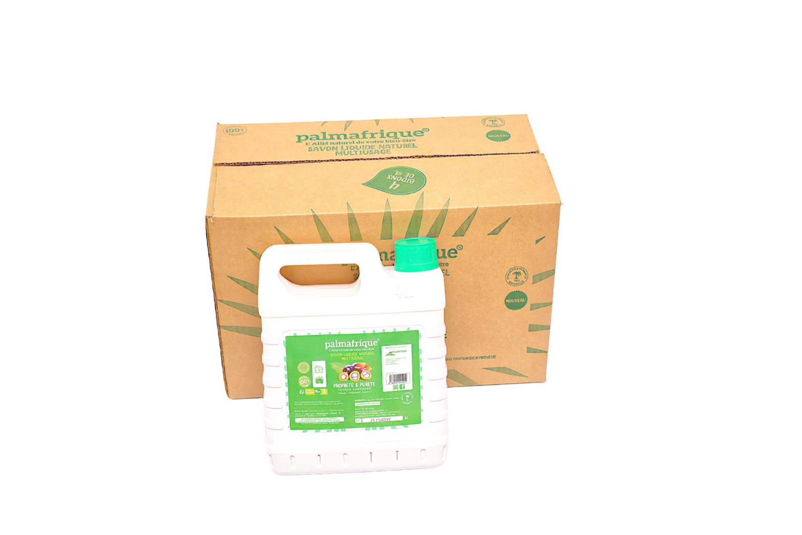 Savon liquide naturel 4X4L L Savon Liquide Naturel 4x4l L